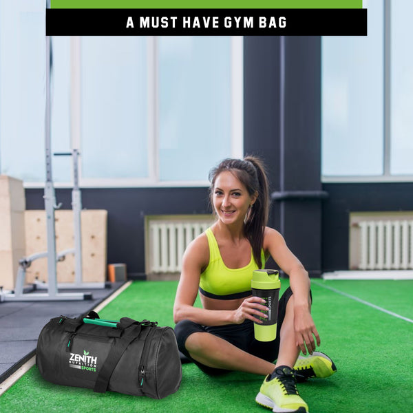 Zenith Sports Duffel Bag | Light Weight | For Gym & Travel | Separate Shoe Compartment