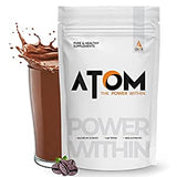 AS-IT-IS ATOM Mass Gainer | 5:1 Carb-Protein Ratio | Powered with BCAA, L-Glutamine, Tribulus, Ashwagandha