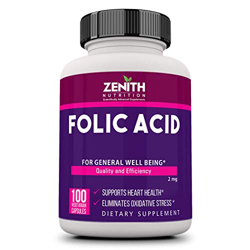 Folic Acid 2mg - 100 Veg caps
