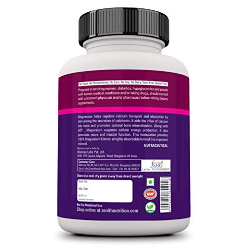 Magnesium Citrate Powder - 60 gms