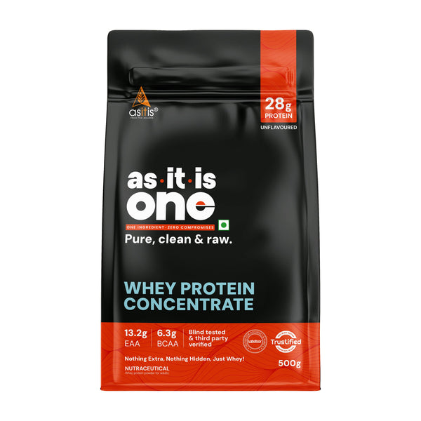 AS-IT-IS Nutrition Whey Protein Concentrate | Single Ingredient | Unflavoured