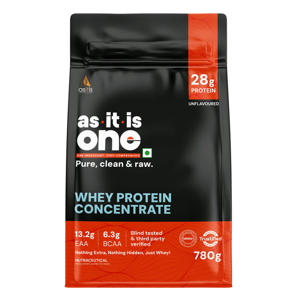 AS-IT-IS Nutrition Whey Protein Concentrate | Single Ingredient | Unflavoured