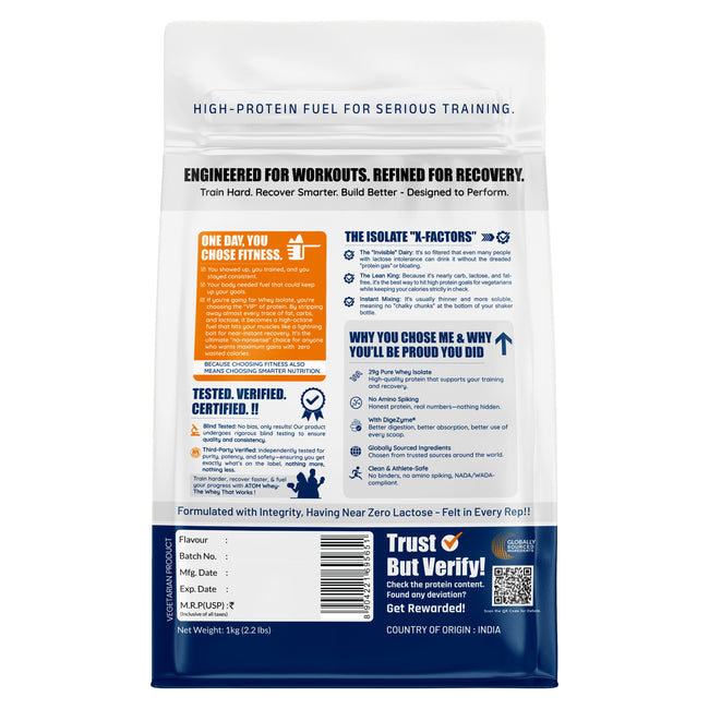 ATOM Whey Protein Isolate