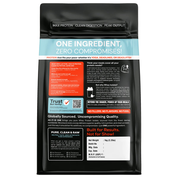 AS-IT-IS One Whey Protein Isolate