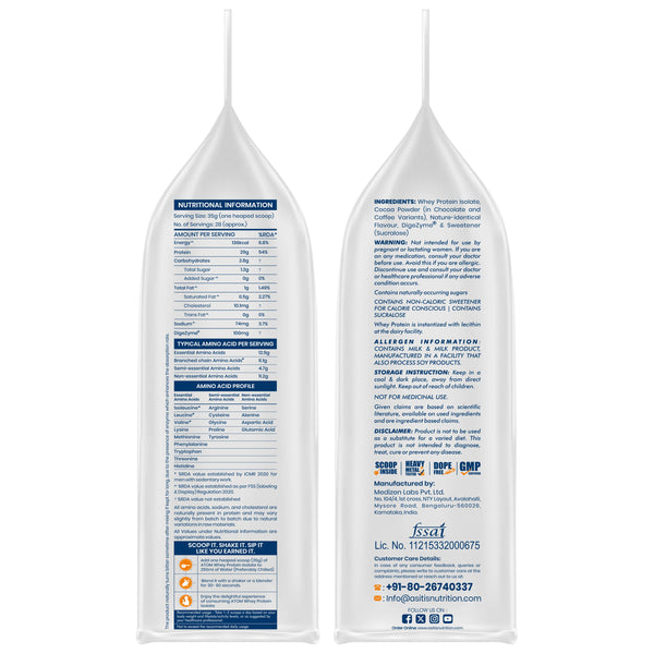 ATOM Whey Protein Isolate