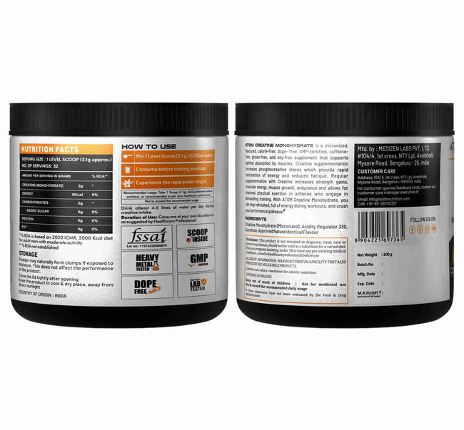 AS-IT-IS ATOM Creatine Monohydrate