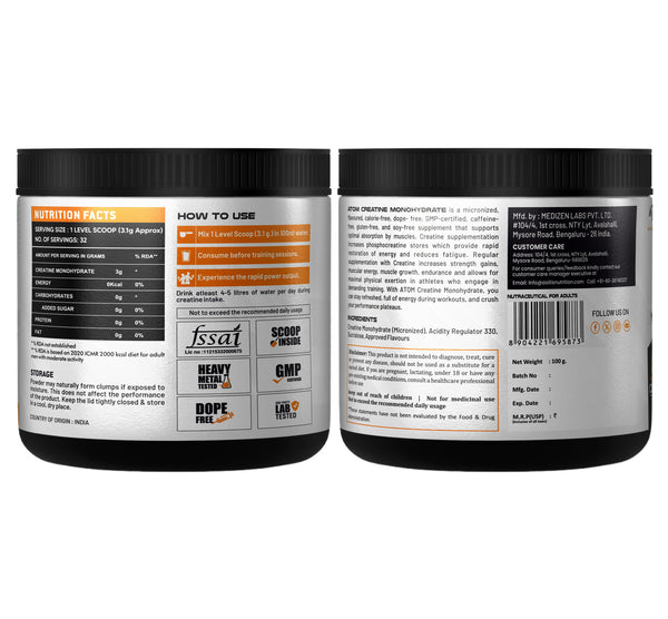 AS-IT-IS ATOM Creatine Monohydrate