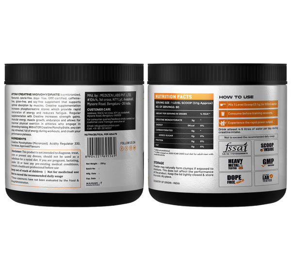 AS-IT-IS ATOM Creatine Monohydrate