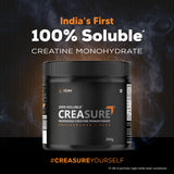 AS-IT-IS ATOM Creasure® Clear Soluble Creatine Monohydrate | Micronised & Unflavored
