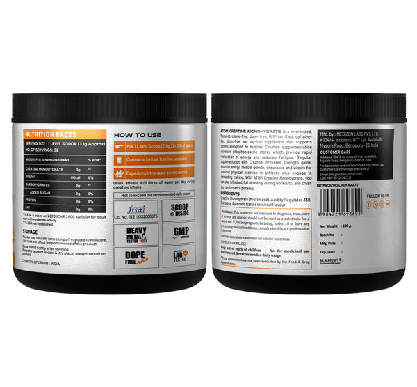 AS-IT-IS ATOM Creatine Monohydrate