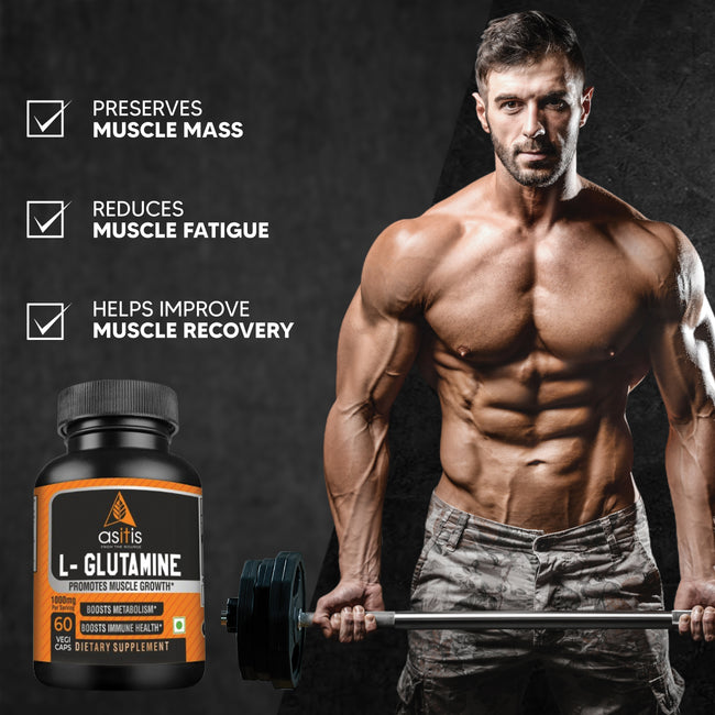 AS-IT-IS Nutrition L-Glutamine Capsules