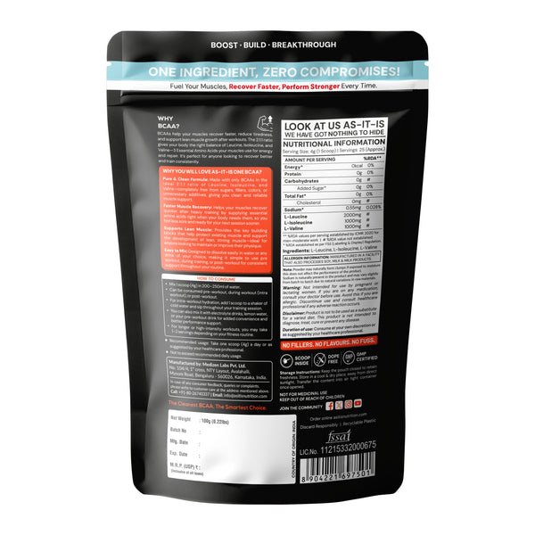 AS-IT-IS ONE BCAA