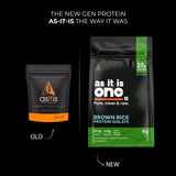 AS-IT-IS Nutrition Brown Rice Protein 80% | Designed as Meal supplement | Lab Tested | Unflavoured