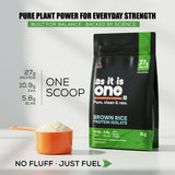 AS-IT-IS Nutrition Brown Rice Protein 80% | Designed as Meal supplement | Lab Tested | Unflavoured