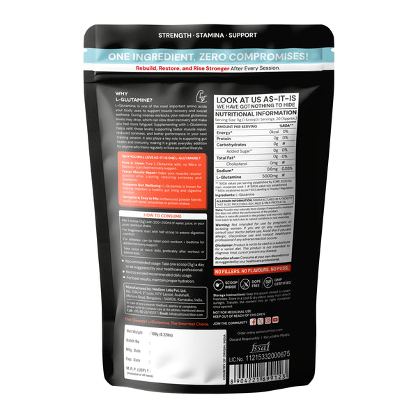 AS-IT-IS ONE L-GLUTAMINE
