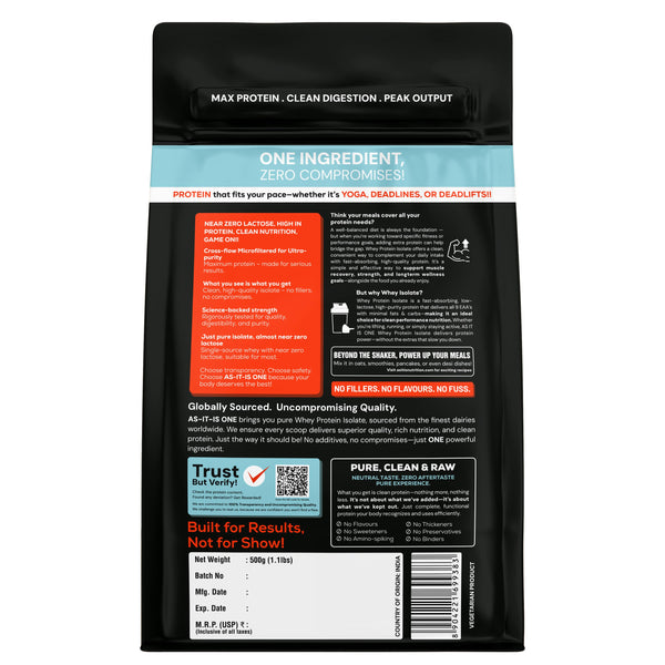 AS-IT-IS One Whey Protein Isolate