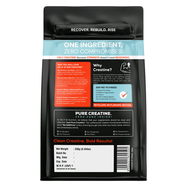 AS-IT-IS One Creatine Monohydrate