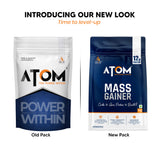 AS-IT-IS ATOM PWR Mass Gainer | 5:1 Carb-Protein Ratio | Powered with BCAA, L-Glutamine, Tribulus, Ashwagandha