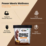 AS-IT-IS ATOM Chocolate Peanut Butter  1Kg | Gluten Free | Cholesterol Free