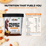 AS-IT-IS ATOM Chocolate Peanut Butter  1Kg | Gluten Free | Cholesterol Free