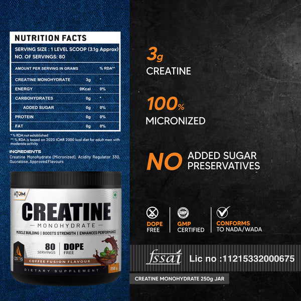 AS-IT-IS ATOM Creatine Monohydrate