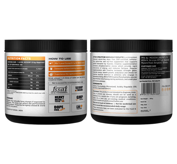 AS-IT-IS ATOM Creatine Monohydrate