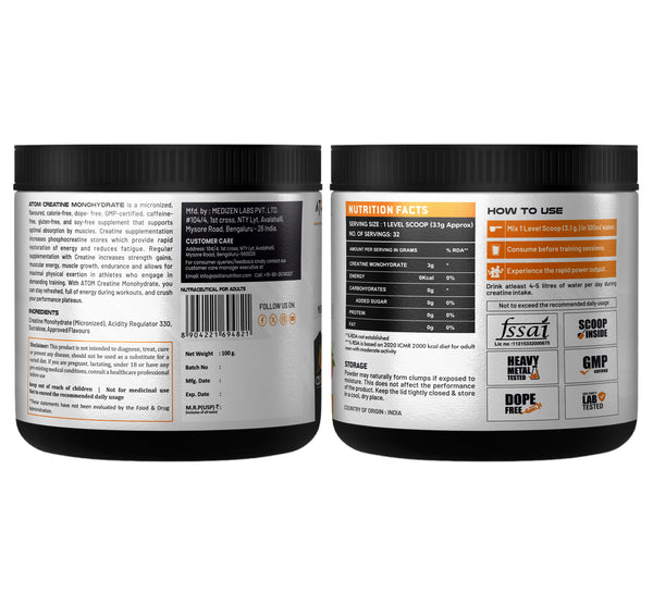 AS-IT-IS ATOM Creatine Monohydrate