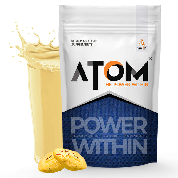 AS-IT-IS ATOM PWR Mass Gainer | 5:1 Carb-Protein Ratio | Powered with BCAA, L-Glutamine, Tribulus, Ashwagandha