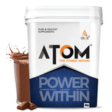 AS-IT-IS ATOM Mass Gainer | 5:1 Carb-Protein Ratio | Powered with BCAA, L-Glutamine, Tribulus, Ashwagandha
