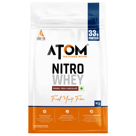 ATOM L- Carnitine 3000mg Liquid, Helps Convert Fat into Energy, With Vit. B6, B12
