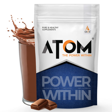 AS-IT-IS ATOM Plant Protein 1kg | 25g Protein | Amino Profile similar to Whey | Easy to Digest | Vegan