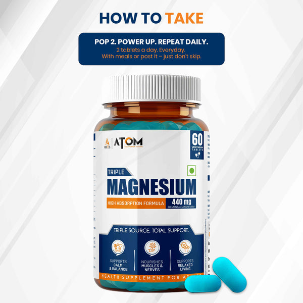 ATOM Triple Magnesium - 60 Tablet