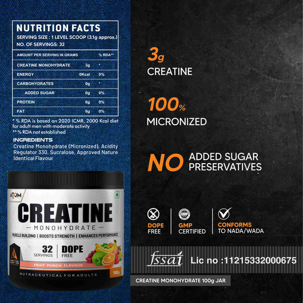 AS-IT-IS ATOM Creatine Monohydrate