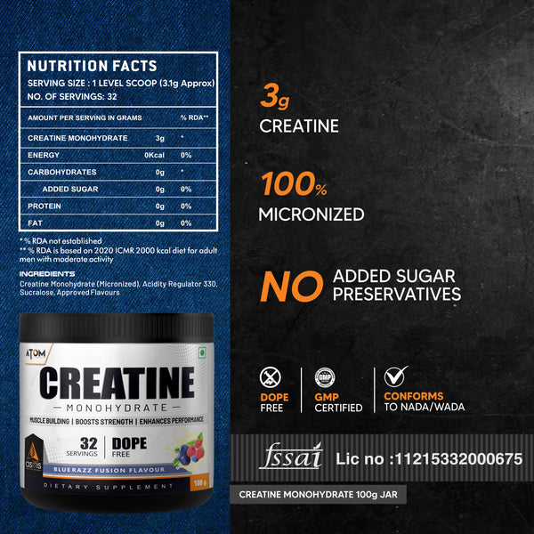 AS-IT-IS ATOM Creatine Monohydrate