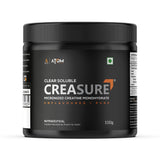 AS-IT-IS ATOM Creasure® 100% Soluble Creatine Monohydrate, Micronised & Unflavored,