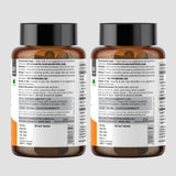 ATOM Iron & Folic Acid with Zinc | Vitamin C & B12 | 60 Veg Tablets