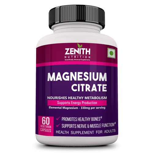 Magnesium Citrate 330mg - 60 Veg caps