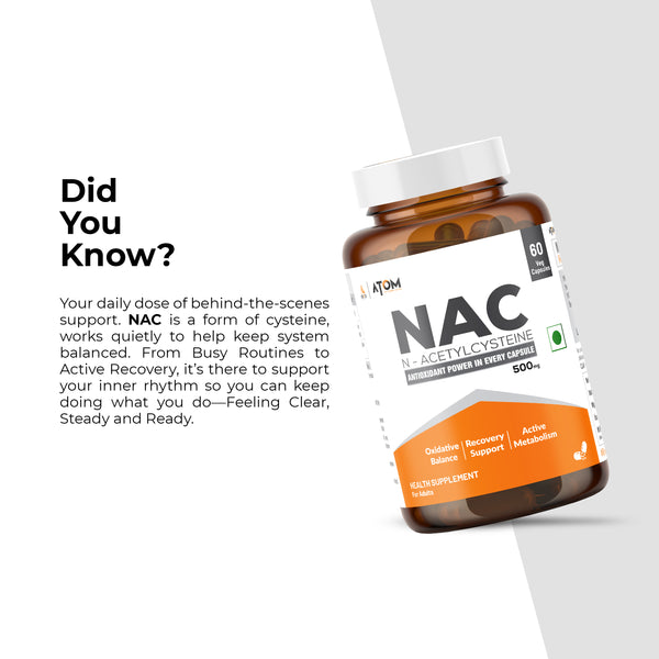 ATOM NAC 500 mg 60 caps