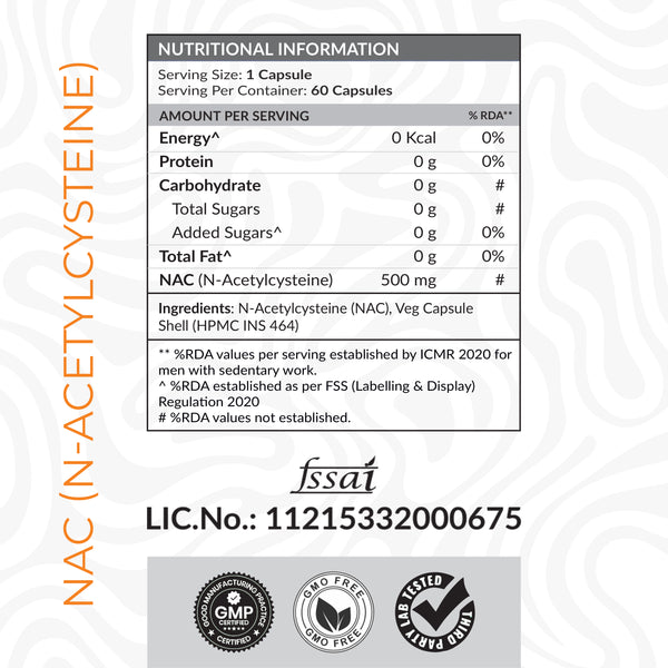 ATOM NAC 500 mg 60 caps