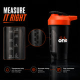 AS-IT-IS One Shaker, Leak Proof, Food Grade BPA Free with Measurement with Mixer Ball- 400ml
