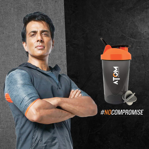 AS-IT-IS Nutrition Protein Shaker Bottle with Mixer Ball