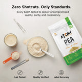 ATOM Pea Protein| 29g Protein| Peak Muscle Gains & Fast Recovery| Easy Digest| Vegan Smooth & Delicious
