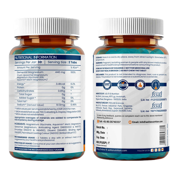 ATOM Triple Magnesium - 60 Tablet