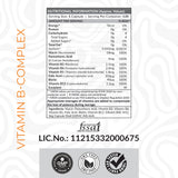 ATOM Vitamin B Complex 100% RDA for all B Vitamins - 120 Capsules