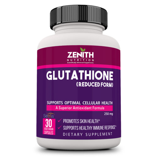 Zenith Nutrition Glutathione 250mg  - 30 Veg caps