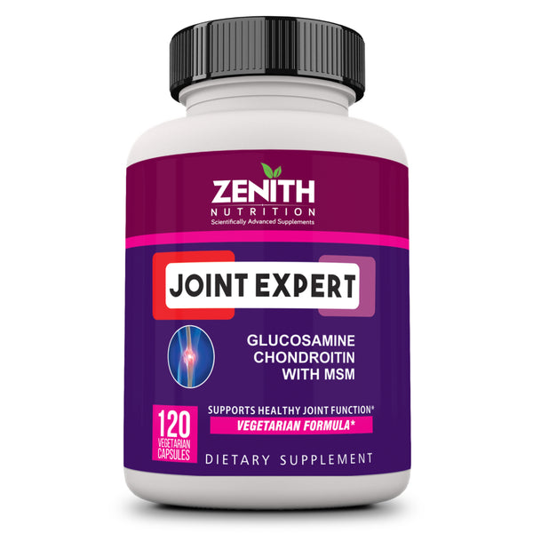 Zenith Nutrition Joint Expert Glucosamine Chondroitin with MSM - 120 Veg Caps