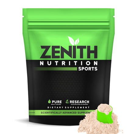 Zenith Sports L-Glutamine 1000mg per serving of 2 capsules | Increases Exercise Performance | Supports Muscle Mass | 60