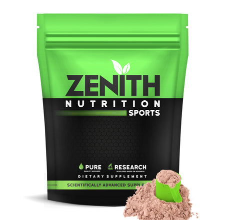 Zenith Sports Essential Whey 1kg | 24g Protein | 5.8g BCAA | Accelerate Performance | Muscle gain | Choco Hazel Fusion