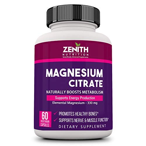 Magnesium Citrate 330mg - 60 Veg caps