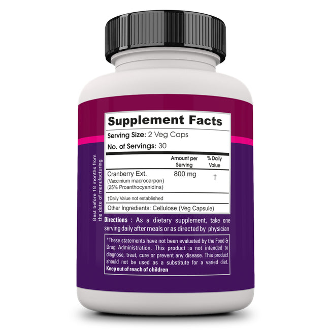 Cranberry 400mg - 60 Veg Caps